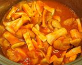 おもてなし簡単料理鶏トマト生クリソース煮作り方4写真