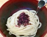 ゆかり(梅入り)うどん作り方4写真