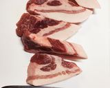 【調理】やわらかトンテキ 温玉も一緒に作り方1写真