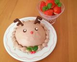 お茶碗で ミニ ドームケーキ☆プリン入り作り方13写真