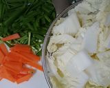 野菜たっぷり☆ピリ辛豚キムチ鍋作り方1写真