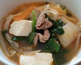 野菜たっぷり☆ピリ辛豚キムチ鍋作り方10写真