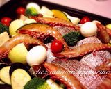 お正月料理に華やかプレート☆彡宝楽焼作り方5写真