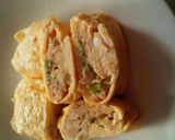 ネギ味噌卵焼き作り方4写真