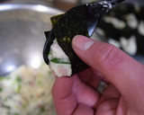 ストウブで揚げ物ふわふわ山芋の海苔巻揚げ作り方5写真