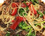 サクッとできる★牛こま肉のワイン煮パスタ作り方12写真