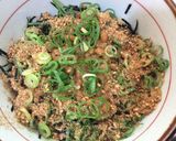 ごま香る納豆釜玉うどん作り方4写真