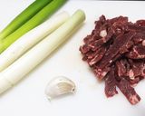 手軽中華〜牛肉ネギ炒め！ ☆蔥爆牛肉☆作り方1写真