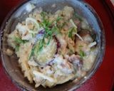 血管ダイエット食600(あさり麺・芋粥)作り方2写真