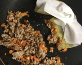 あいびき肉&人参の卵焼き作り方2写真
