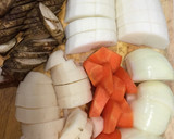 ☆根菜と大豆とツナのトマト煮込み☆作り方1写真