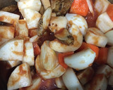☆根菜と大豆とツナのトマト煮込み☆作り方2写真