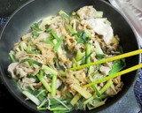 調理師さんの小松菜と豚肉のゴマ味噌炒め作り方5写真