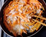 我が家のにんじんしりしりご飯♪作り方2写真