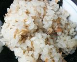 えのき瓶とあみえびの簡単!炊き込み作り方3写真