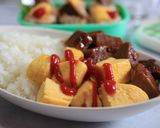 ハンバーグオムレツおにぎり作り方6写真