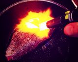 バーナーで簡単！本格ローストビーフ♪作り方4写真