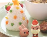 クリスマスツリーのデコごはん♡キャラご飯作り方4写真