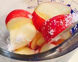 かわいいピンクの♡りんごのコンポート作り方1写真