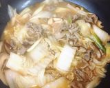 白菜と豚肉の中華あんかけ丼★作り方5写真