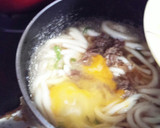 牛肉うどんの卵とじ♪とろみつゆで作り方3写真