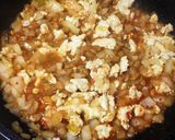食欲そそるピリ辛☆鶏そぼろ納豆パスタ作り方7写真