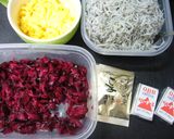ゾウがうさぎに恋❤をした・・・混ぜごはん作り方1写真