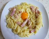 簡単＆我流でクリーミーなカルボナーラ♪♪作り方10写真