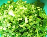 蕪菜とじゃこの炒め作り方1写真