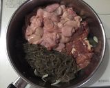 鳥のモツ煮込み作り方3写真