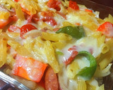 家の食材で☆焼き野菜とペンネのチーズ焼き作り方5写真