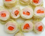 お花が咲いた★白菜のほっこりスープ作り方9写真