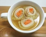 お花が咲いた★白菜のほっこりスープ作り方13写真