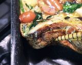キッシュ気取りの☆具沢山たまご焼き。作り方5写真