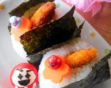天むすのような＊チキンカツおむすび作り方18写真