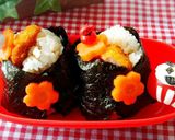 天むすのような＊チキンカツおむすび作り方20写真