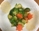 芽キャベツのおひたし作り方5写真