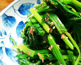 簡単副菜♪ほうれん草の梅かつおゴマ和え♡作り方2写真