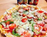 生地不要フライパンじゃがいもサクサクピザ作り方7写真