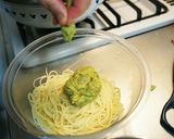 アボカドと明太子のクリーミーパスタ作り方4写真