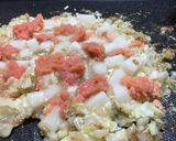 簡単‼お餅とたらこのもんじゃ作り方2写真