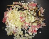 自慢の肉味噌deポテサラ(○゚ε^○)v作り方2写真