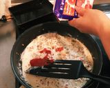 香箱蟹のトマトクリームパスタ作り方5写真