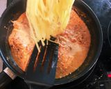 香箱蟹のトマトクリームパスタ作り方9写真