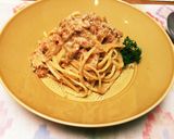 香箱蟹のトマトクリームパスタ作り方10写真