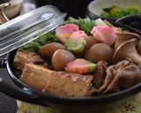ストウブで無水で鶏のすき焼き作り方3写真