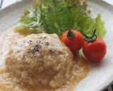 とろろポン酢と黒胡椒の和風ハンバーグ☆作り方5写真
