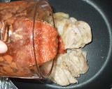 簡単！鶏もも肉のトマト味♪クリスマス夕食作り方10写真