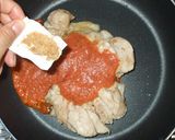 簡単！鶏もも肉のトマト味♪クリスマス夕食作り方11写真