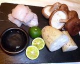 原木しいたけとレンコンしんじょの天麩羅作り方1写真